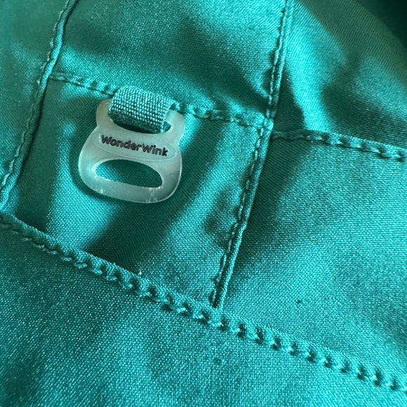 Wonder wink scrubs set sz xl petite hunter green - Picture 2 of 5